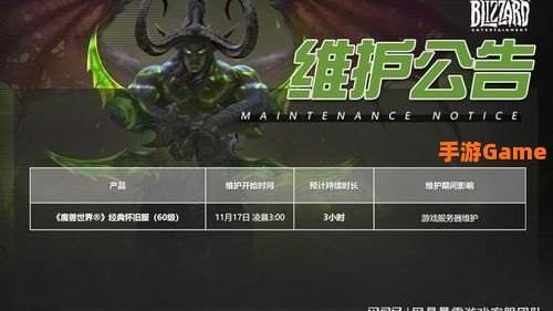 wow维护时间